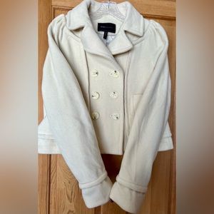 BCBGMAXAZRIA wool / Laine jacket Size L Cream color